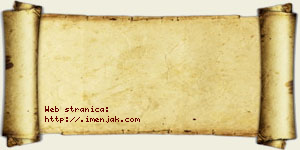 Negovanka Brzaković vizit kartica